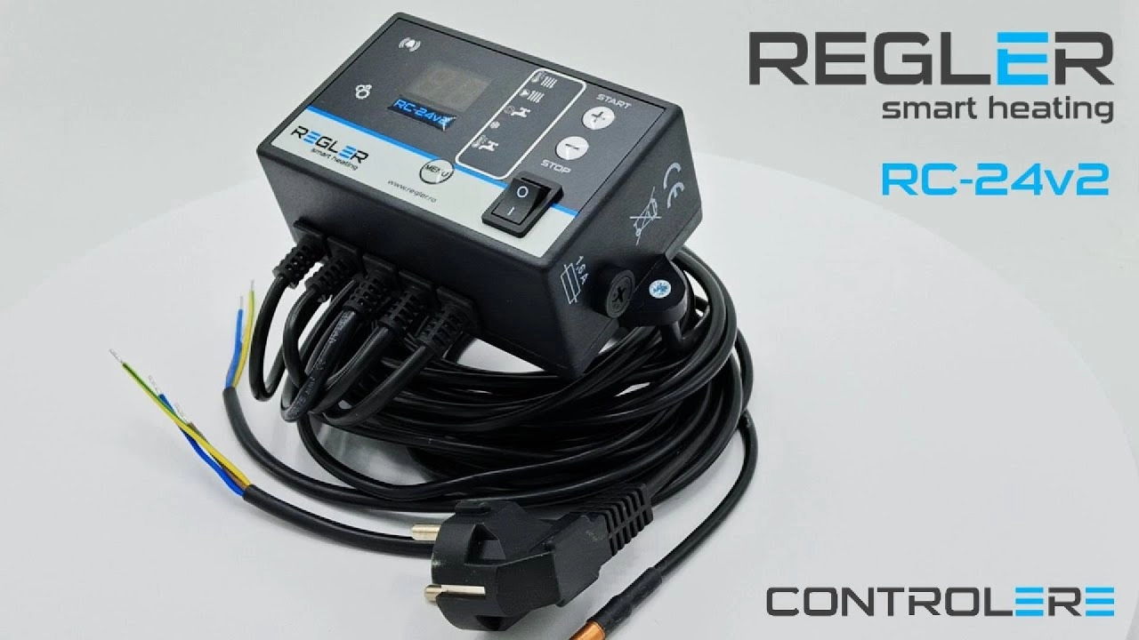 Controler pompa de circulatie Regler RC 24v2, comanda pompa IC, pompa ACM sau pompa by-pass. Video 2226