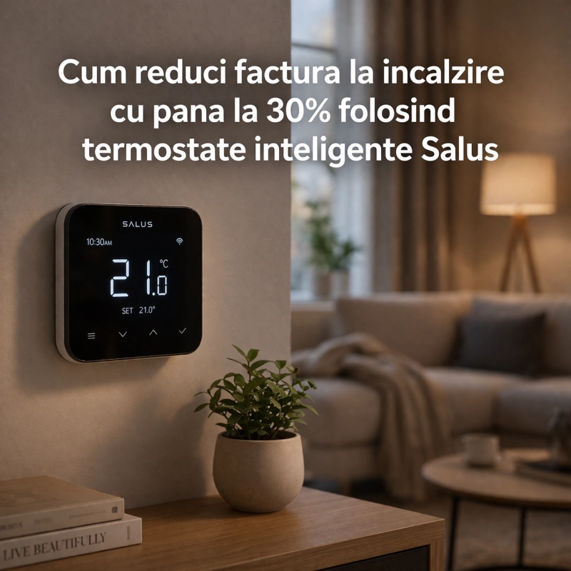 Cum reduci factura la incalzire cu pana la 30% folosind termostate inteligente Salus