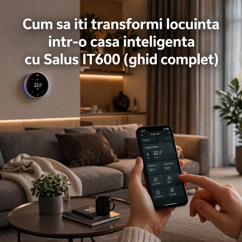 Cum sa iti transformi locuinta intr-o casa inteligenta cu Salus IT600 (ghid complet)