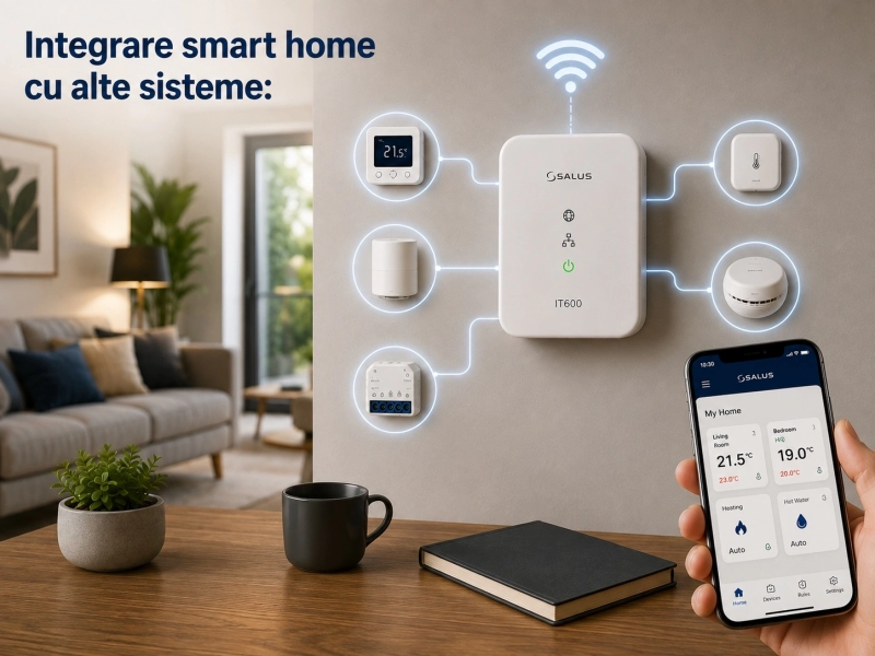 Salus iT600 și smart home: compatibilitate, Zigbee și integrarea cu alte sisteme