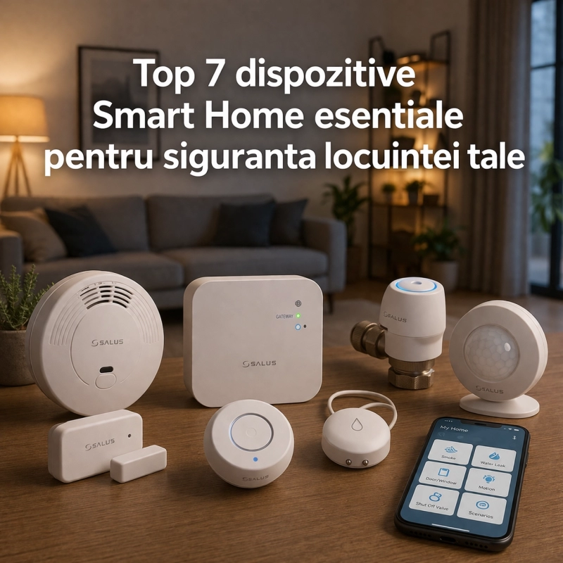 Top 7 dispozitive Smart Home esentiale pentru siguranta locuintei tale