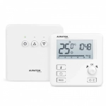 Termostat ambient Auraton Libra H SET, fara fir, programabil, alb, versiune pentru hoteluri