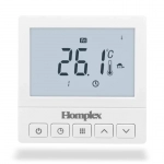 Termostat programabil fara fir pentru incalzire in pardoseala Homplex 920 DF, montaj in doza