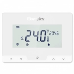 Termostat ambient Homplex 19 WI-FI ALB programabil, fara fir, cu control vocal Google Assistant si Alexa