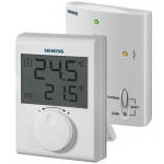 Termostat Siemens RDH100RF S55770-T436, digital, neprogramabil, fara fir, algoritm inteligent PID, display LCD cu dimensiuni mari