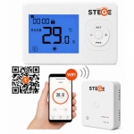 Termostat ambient Stege WT200 WIFI, fara fir, programabil