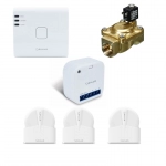 Sistem Smart Home anti-inundatie, 3 zone monitorizate, control prin internet
